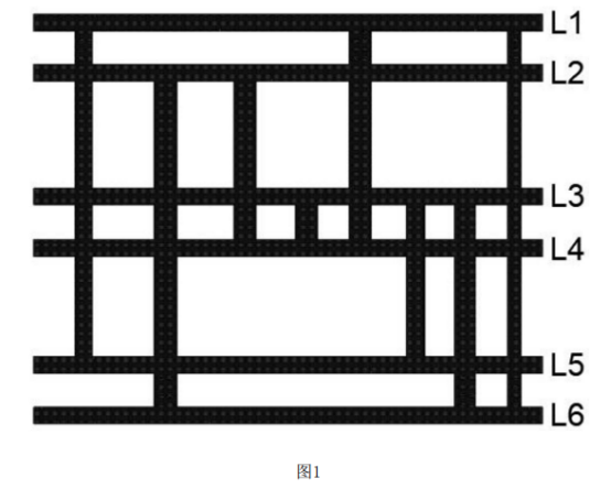 六層軟硬結(jié)合板中可設(shè)計盲孔、通孔的示意圖